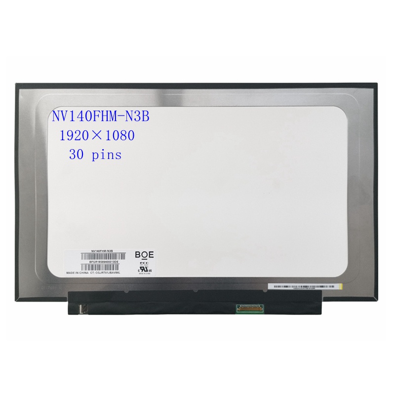 14.0 "นิ้ว NV140FHM-N3B NV140FHM-N4B N4K N4H LP140WF7-SPC1 หน้าจอ LCD IPS แผง Matrix เปลี่ยน FHD1920