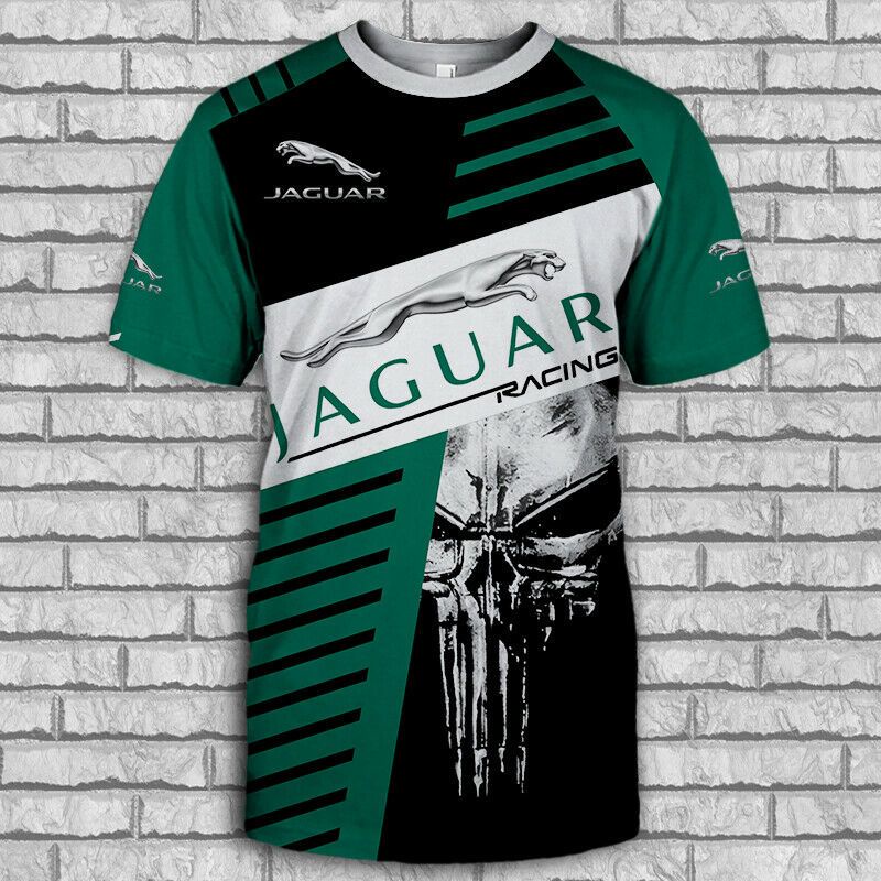 Racing jaguar Fashion เสื้อยืด 3d สําหรับผู้ชายสุดเท่ ไซส์ s-5xl