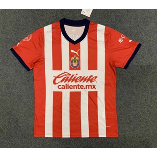 [Fans] เสื้อเชิ้ตแขนสั้น ลายทีมชาติฟุตบอล Chivas 2223 ชุดเหย้า คุณภาพสูง