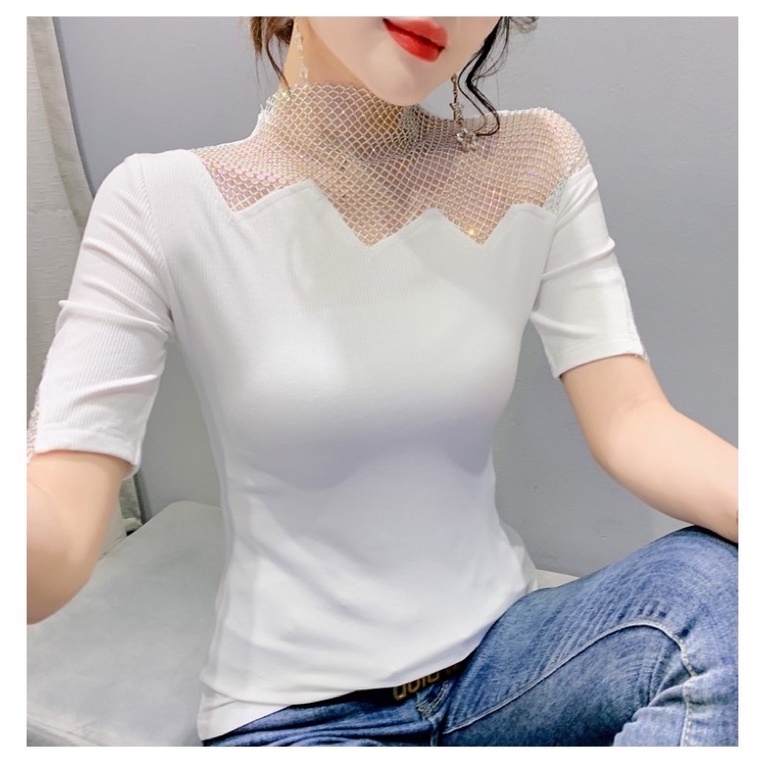 B33 เสื้อเบลาส์พรีเมี่ยมสําหรับผู้หญิง