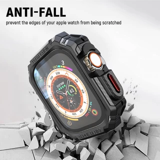 Astro เคสนาฬิกาข้อมือคาร์บอนไฟเบอร์ กันตก ป้องกัน สําหรับ Apple Watch iWatch Series Ultra SE 2 9 8 7 6 5 4 49/45/41 มม. 44 มม. 40 มม.