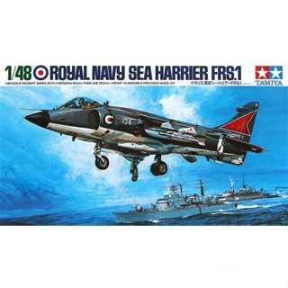 Tamiya Hawker Sea Harrier - ชุดโมเดลเครื่องบินพลาสติก สเกล 1/48 #61026