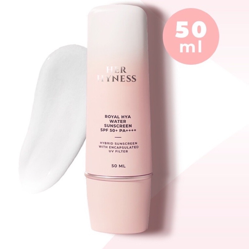 HER HYNESS ROYAL HYA WATER SUNSCREEN เฮอ ไฮเนส กันแดด SPF50+ PA++++ 50ML.แท้ %