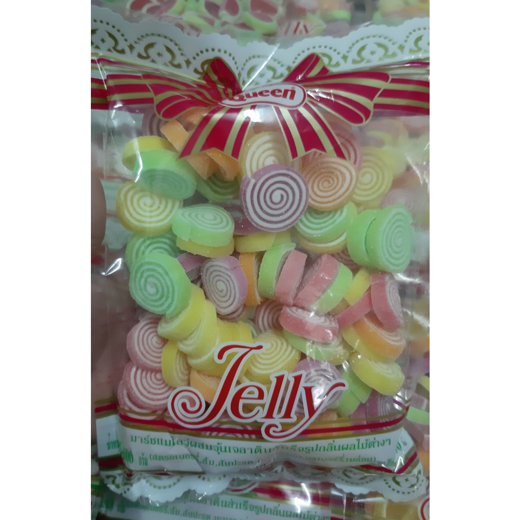 เยลลี่ควีน (Queen) เยลลี่โรล 500 กรัม