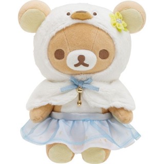 [ส่งตรงจากญี่ปุ่น] Rilakkuma ตุ๊กตาหงส์ และดอกไม้ สีทอง สไตล์ญี่ปุ่น