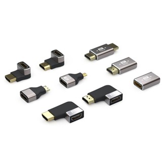 R* อะแดปเตอร์ขยาย HDMI 2 1 ตัวผู้ เป็นตัวเมีย 8K