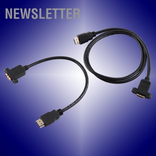 BNewsletter อะแดปเตอร์แปลงสายเคเบิ้ล Hdmi Male To A Type Female พร้อมสกรู