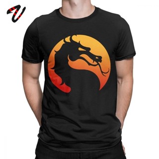 เสื้อยืดลําลอง แขนสั้น พิมพ์ลายโลโก้ Mortal Kombat Mk11 เหมาะกับของขวัญ สําหรับผู้ชาย