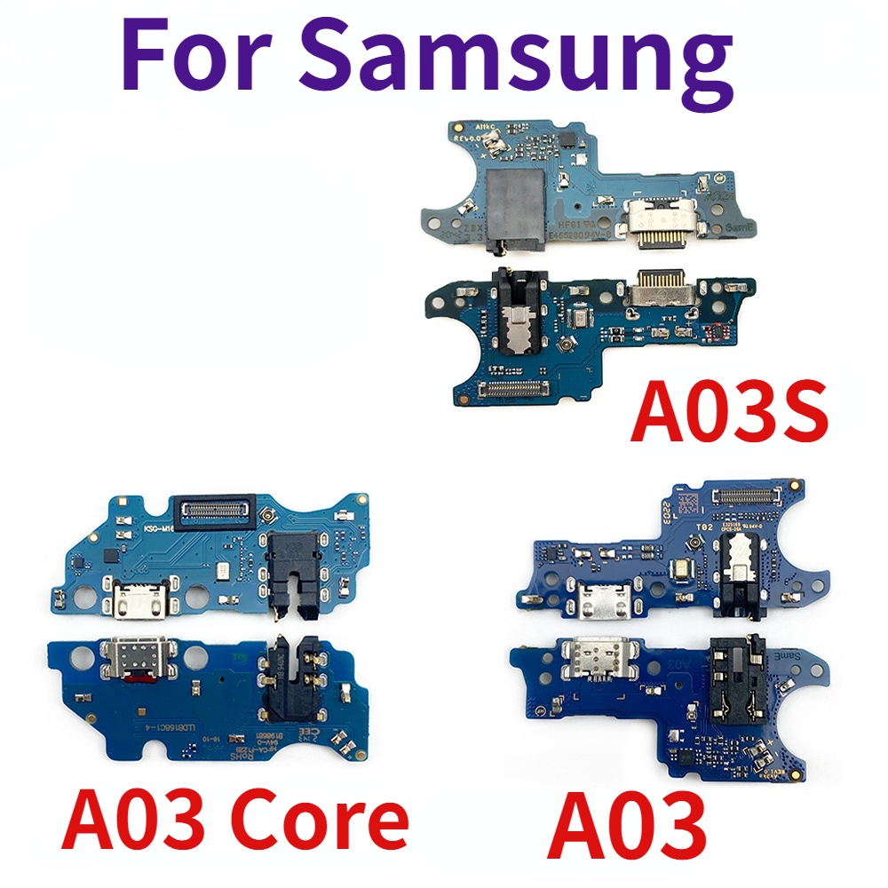 บอร์ดเชื่อมต่อสายชาร์จ Micro USB สําหรับ Samsung A03S A307 A037F SM-A307F A03 A03 Core