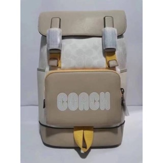 Coach 8310 Track Backpack In Colorblock With Coach Patch