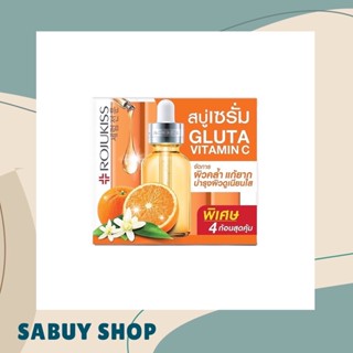 แท้📢 Rojukiss Gluta Vit C Serum Soap โรจูคิส สบู่เซรั่ม กลูต้าวิตซี