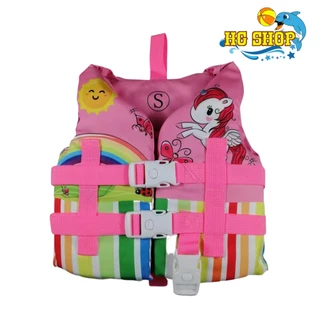 ชูชีพเสื้อกั๊ก ไซส์ S-L สำหรับเด็กมีที่ล็อคใต้ขาและด้ายหน้า เนื้อโฟม พร้อมส่ง