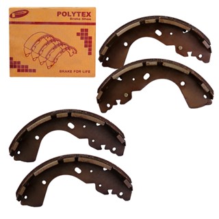 POLYTEX ก้ามเบรคหลัง NAVARA/07( 4 ชิ้น/ชุด )[66003632]