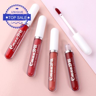 【พร้อมส่ง】CmaaDu ลิปสติก ลิปกลอส เนื้อแมตต์ กันน้ํา ติดทนนาน 18 สี C7Q6