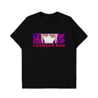 เสื้อผู้ชายเท่ Holoun Chainsaw Man ใหม่ เสื้อยืดลําลอง แขนสั้น พิมพ์ลายอนิเมะ Makima Denji Aki Hayakawa ของขวัญวัฮา_54