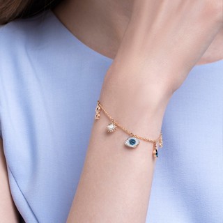 Fashion S925 Rose Gold Ladies Eye Bracelet