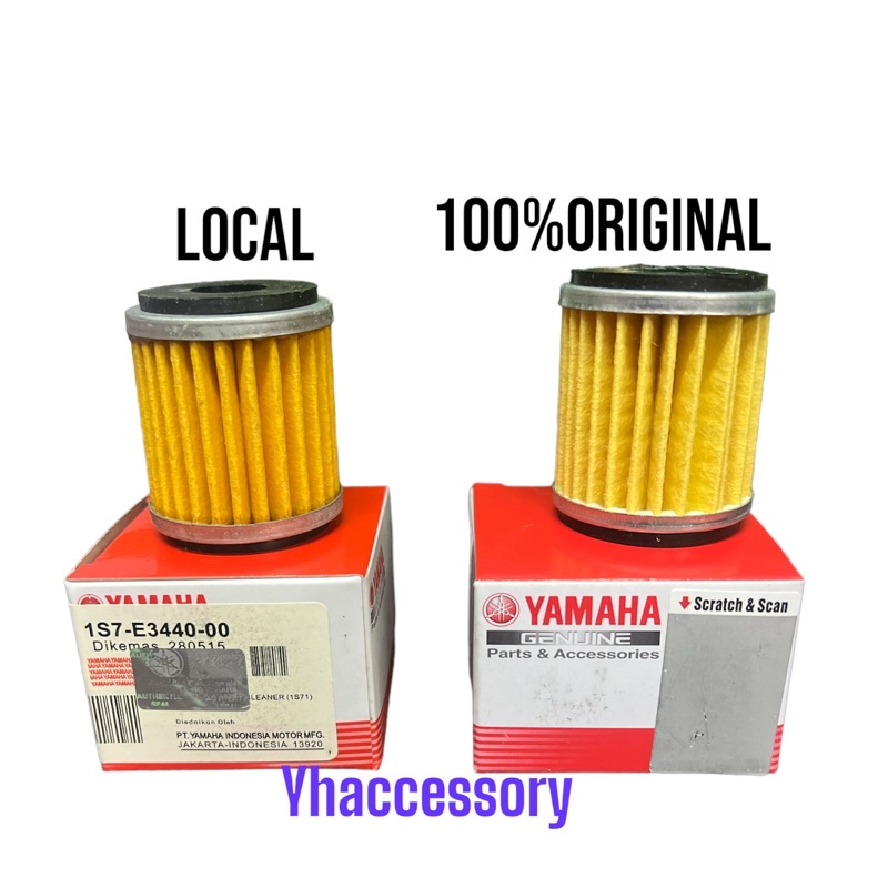 กรองน้ํามันเครื่อง YAMAHA HONG LEONANG YAMAHA พร้อม QR CODE LC135 FZ150 Y15ZR FZ15 LAGENDA 115 FI