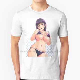 [S-5XL]Succulent Anime Babe 6 T Shirt 100% Cotton Sexy Hentai Ecchi Echi Erotic Lewd Tits Titties Hot Chick Woman G_36