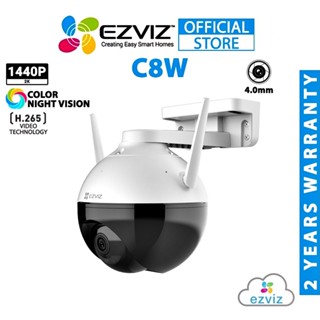 🔥โปรแรง ส่งฟรี🔥⚡️กล้องวงจรปิดไร้สาย⚡️EZVIZ รุ่น C8W 4MP PT Wi-Fi Camera Color Night Vision (แสดงภาพสี 24 ชม.)