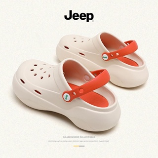 Jeep รองเท้าแตะลําลอง กันลื่น ระบายอากาศได้ดี สวมใส่สบาย แฟชั่นฤดูร้อน สําหรับสตรี