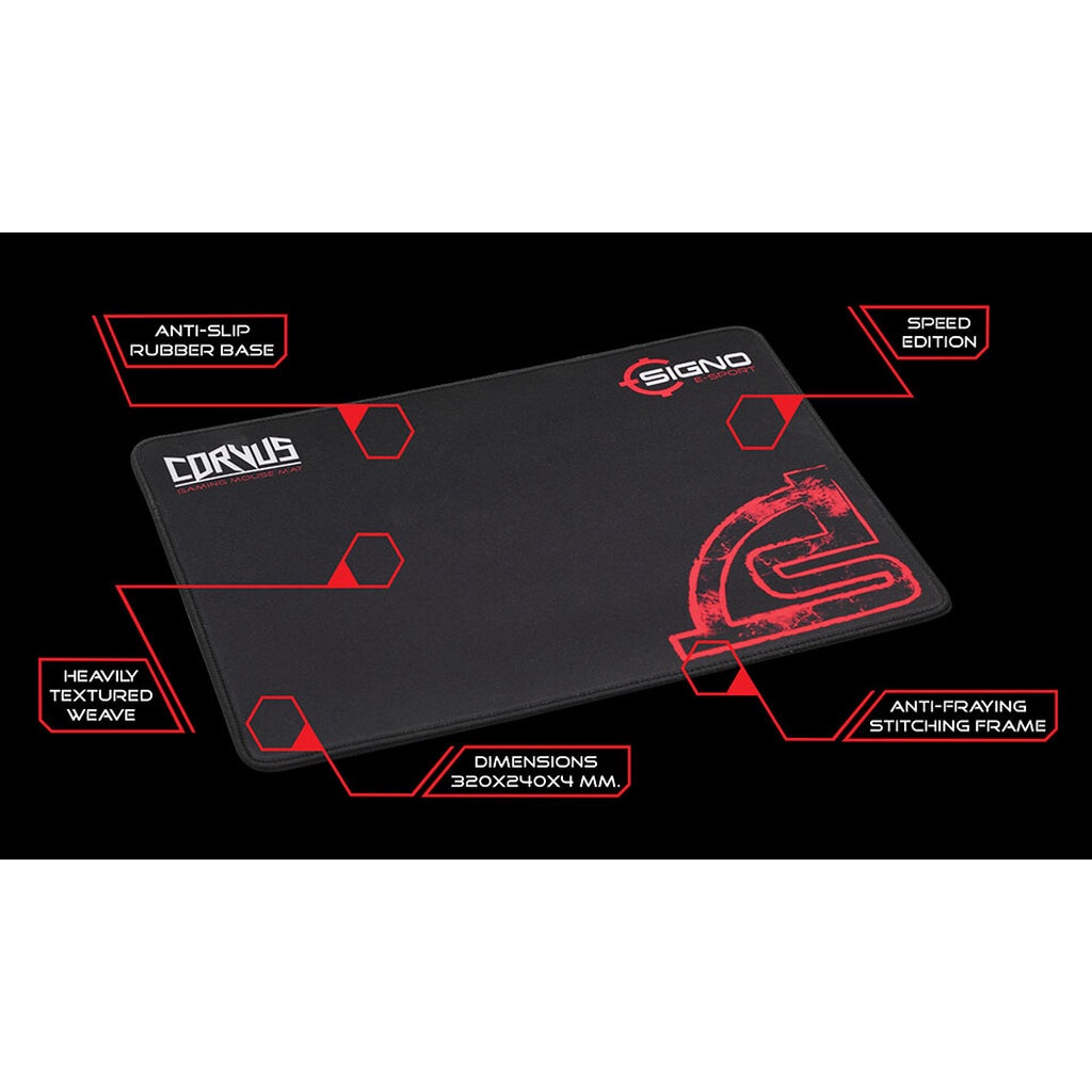 🛵มีส่งด่วน💨 SIGNO MT-310 SPEED EDITION แผ่นรองเมาส์ GAMING MOUSE MAT รับประกันศูนย์ 1ปี