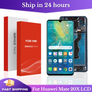 ของแท้ 7.2&amp;#39;&amp;#39ชุดประกอบหน้าจอสัมผัส LCD แบบเปลี่ยน สําหรับ Huawei MATE 20X Huawei MATE 20 X