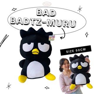 ✨สินค้าใหม่ 🧺พร้อมส่ง ตุ๊กตาแบตแบตมารุ🖤 Bad Badtz-maru ตุ๊กตาซานริโอ งานขึ้นห้าง ราคาโรงงาน มีเก็บปลายทาง