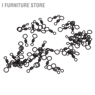 I Furniture store 50pcs ตกปลาบาร์เรลแบริ่งโรลลิ่งสหมุนความต้านทานแรงดึงสูงสแตนเลสSwivels