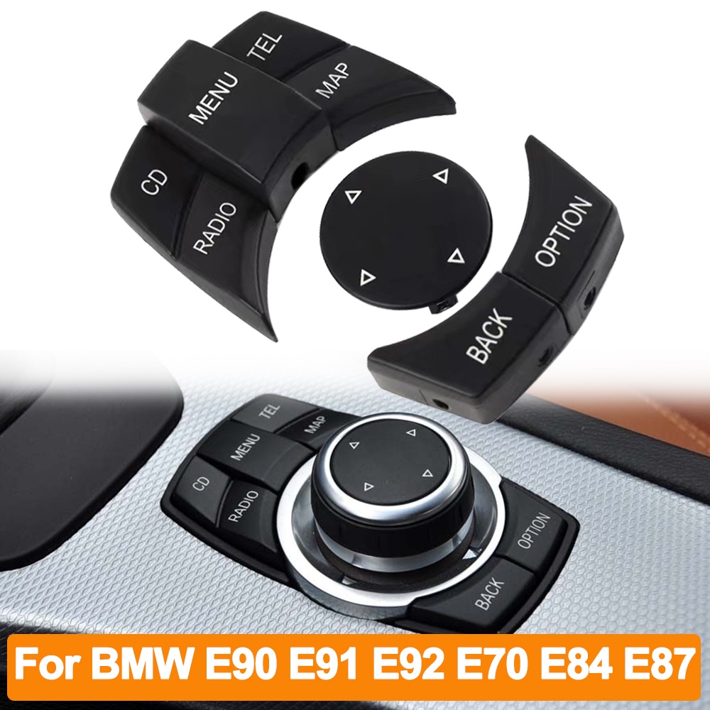 ปุ่มสวิตช์เมนู CIC IDrive Multi-Media สําหรับ BMW E Series E60 E61 E81 E82 E84 E87 E88 E89 E90 E91 E92 E70 E71 E72