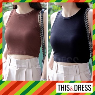 💛Olivia Crop Top💛 เสื้อครอป สีน่ารัก ต้อนรับ summer มีบราในตัว ผ้าเกรดพรีเมี่ยม ผ้านิ่ม ทรงสวย ซักไม่ย้วย