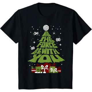 เสื้อยืด พิมพ์ลาย May The Force Be With You Tree สไตล์คลาสสิก ไม่ซ้ําใคร สําหรับผู้ชาย GGgchi58KDdfda99