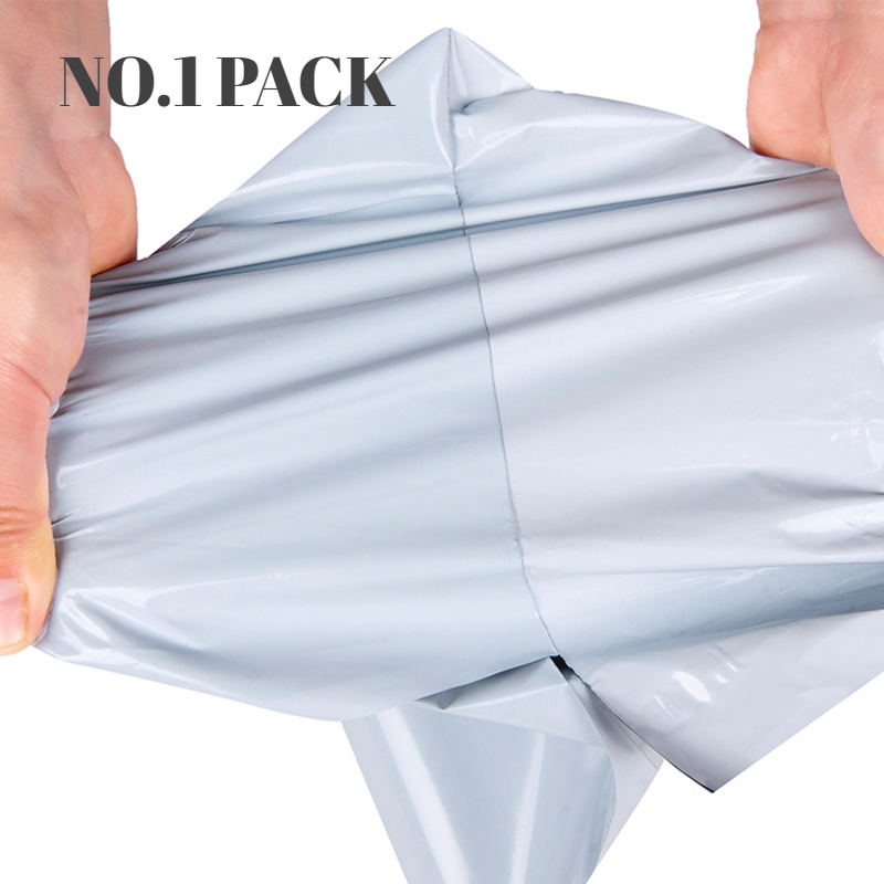 NO.1 ถุงไปรษณีย์ สีขาว ถุงพัสดุ ซองไปรษณีย์ 45x60 ซองไปรษณีย์พลาสติก ถุงไปรษณีย์พลาสติก 20ใบ ซองพัสดุพลาสติก - รูปที่ 2