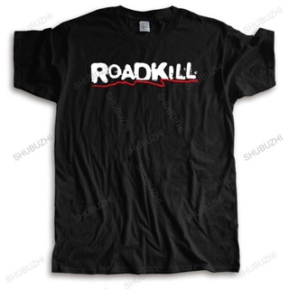 4XL 5XL 6XL T เสื้อฤดูร้อน Vintage T Shirts เสื้อผ้าฝ้ายผู้ชาย RoadKill สบายๆผ้าฝ้ายรอบคอแฟชั่นพิมพ์เสื้อยืดบุรุษ Mens แ