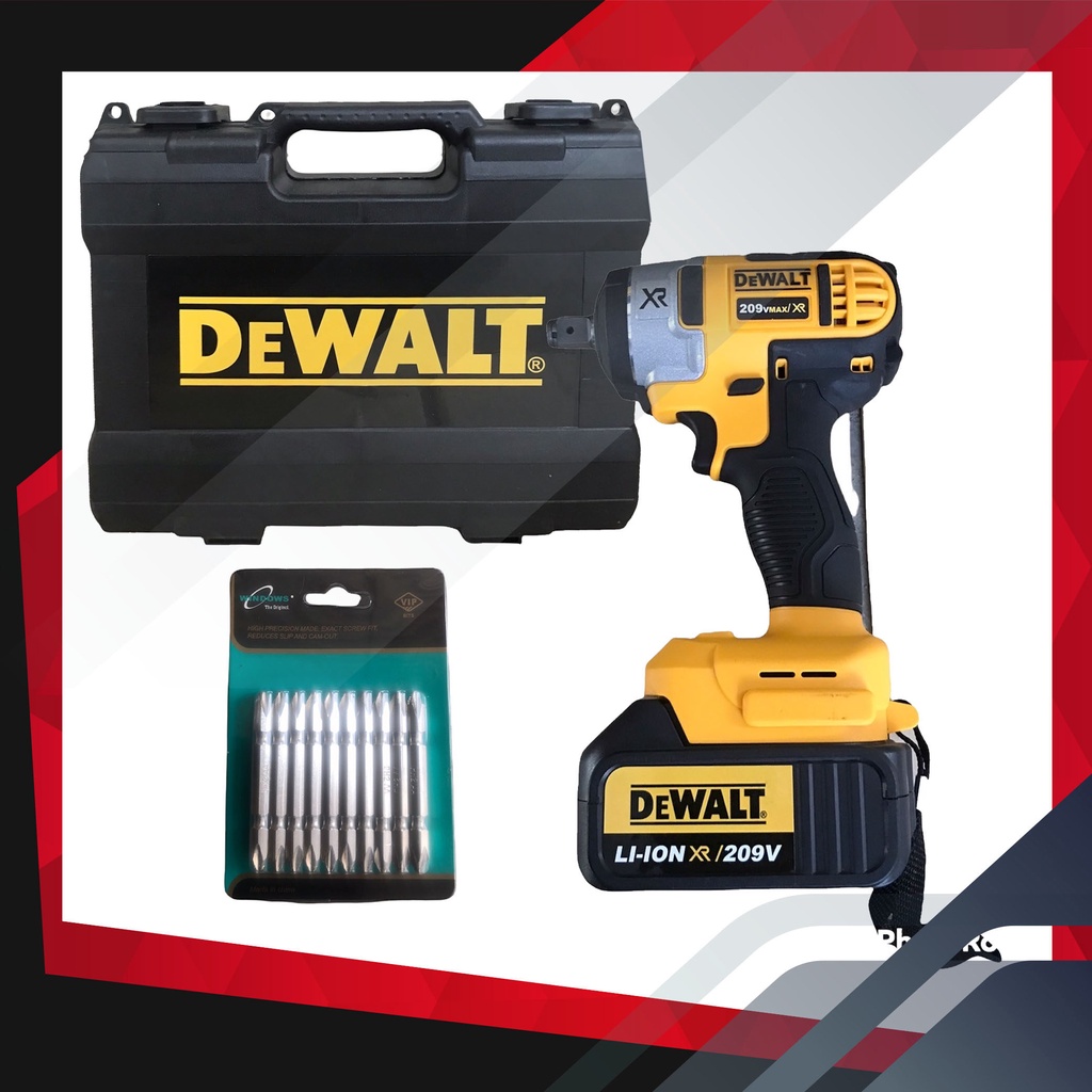 (พร้อมส่ง) บล็อคไฟฟ้า Dewalt 18v แบตไร้สาย เครื่องมือช่าง บล็อกลมไฟฟ้า มีการรับประกัน 1 ปี TTP Store