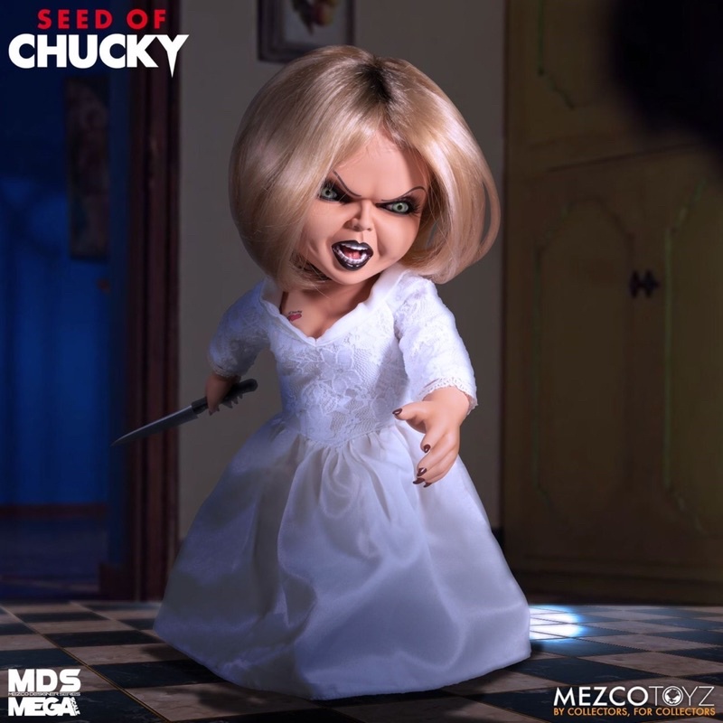 MDS MEGA SCALE Seed of Chucky Talking TIFFANY Doll (Child`s Play: Bride of Chucky) 38 cm