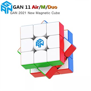 T8 Gan 11 M Duo Magnetic Magic Speed Cube ก้อนปริศนาไร้สติกเกอร์ของเล่นเพื่อการศึกษาสําหรับเด็ก