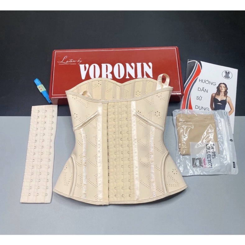 (FREE Connecting Bar บรา สายวัด) Premium Voronin HEAT TRANSFORMATION Latex Belt (รุ่นใหม่)