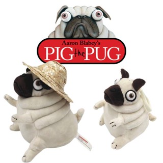 พวงกุญแจ จี้ตุ๊กตาหมู The Pug A Dog In A Hat ของเล่นสําหรับเด็ก