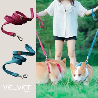 สายจูงกำมะหยี่ Velvet Leash สัมผัสนิ่มไม่บาดมือ