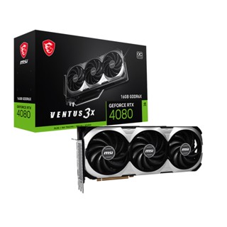 การ์ดจอ MSI GeForce RTX 4080 16GB VENTUS 3X OC Model : 4080-16GB-VENTUS-3X-OC