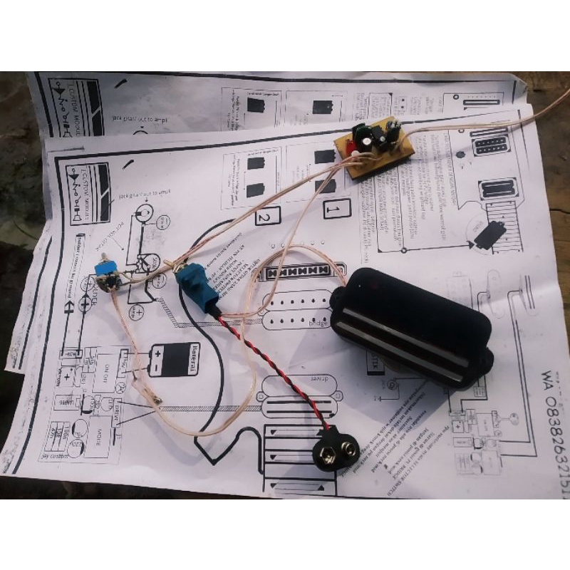 Sustainer pickup driver extender sustainer กีตาร์เสียง non Ibanez fender Gibson FX telecaster strato