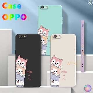 เคส oppo A83 A71 F1S F1 plus A59 F1+ A57 A39 A17 A17K โทรศัพท์มือถือ แบบนิ่ม ลายสัตว์เลี้ยงน่ารัก สําหรับ(3GG)