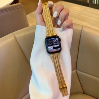 สายนาฬิกาข้อมือ สเตนเลส โลหะ สําหรับ Apple Watch 49 38 40 42 44 41 45 มม. iWatch Series 1 2 3 4 5 6 SE 7 8 Ultra