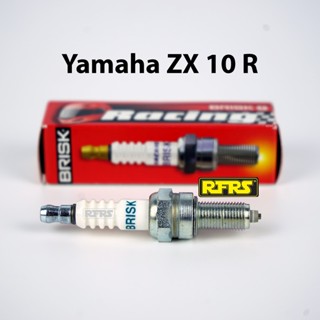 หัวเทียน BRISK PREMIUM ZS ไร้เขี้ยว Yamaha ZX 10 R Spark Plug (SZ01RA) รองรับเฉพาะเบนซิน 95 Made in EU