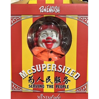 Designer Toy Ron English Popaganda Mindstyle McSUPERSIZED serving the people สภาพเก่ามีตำหนิ ใหม่