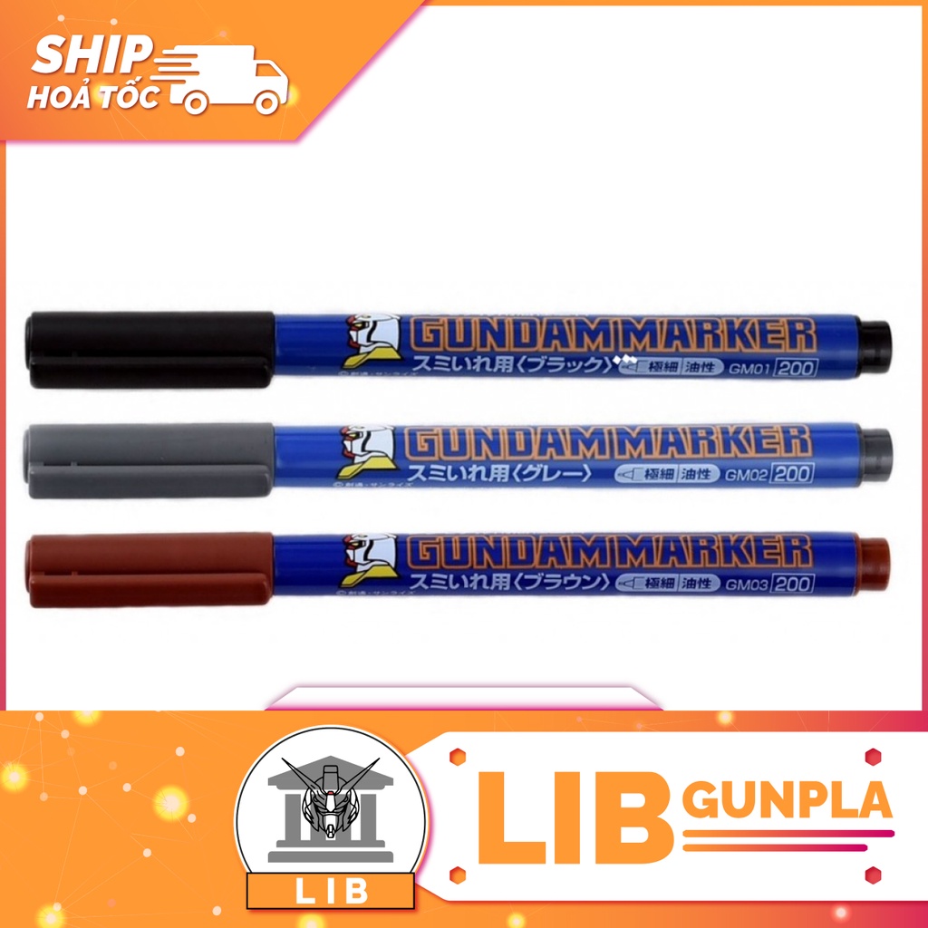 Gundam Marker Model Paint Pen Mounting Tool - line Pen / Submersible line