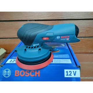 เครื่องขัดกระดาษทรายกลมไร้สาย bosch 12 โวลท์