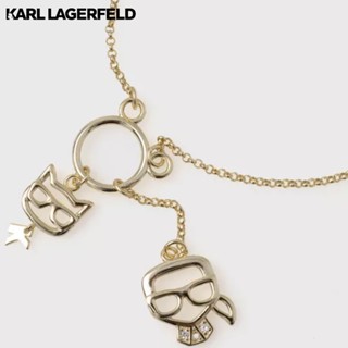 KARL LAGERFELD - K/IKONIK K&amp;C CHARMS NECKLACE 226W3935 สร้อยคอ