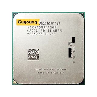 Athlon II X4 640 3 GHz Quad-Core ซ็อกเก็ตโปรเซสเซอร์ CPU ADX640WFK42GM AM3