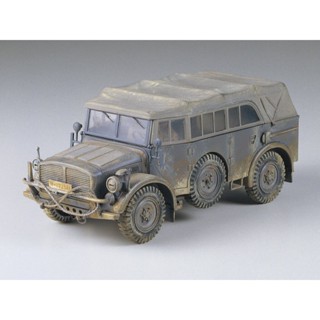 [ชุดโมเดลสเกลประกอบเอง] TAMIYA 35052 1/35 S.GL.EINHEITS PERSONEN KRAFT-WAGEN HORCH 4X4 TYPE 1a โมเดลทามิย่าแท้ model